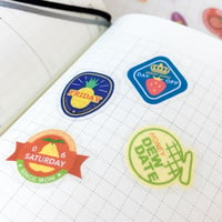 Image 5 of Fruit Label Clear Sticker Sheet