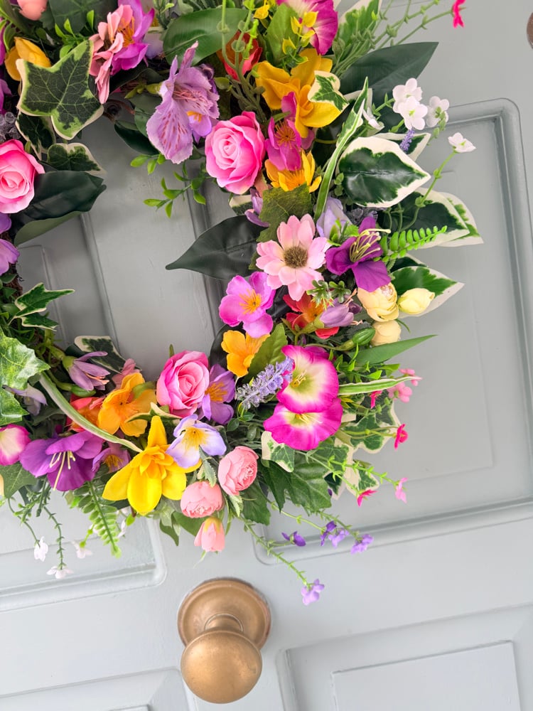 Image of 35cm Rattan Summer Roses 