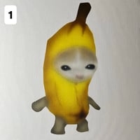Image 2 of [Painting] Banana Cat