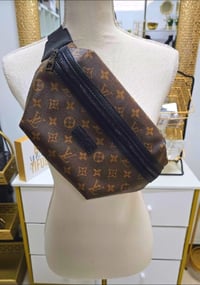 Image 2 of Unisex Brown Monogram Fanny Pack 
