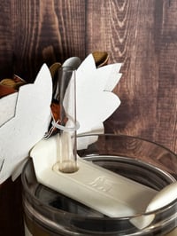Image 3 of Western Themed Snake Skin Tumbler Straw Topper Bow