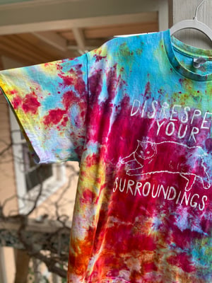 Image of XL Disrespect Your Surroundings Tie Dye Shirt 7