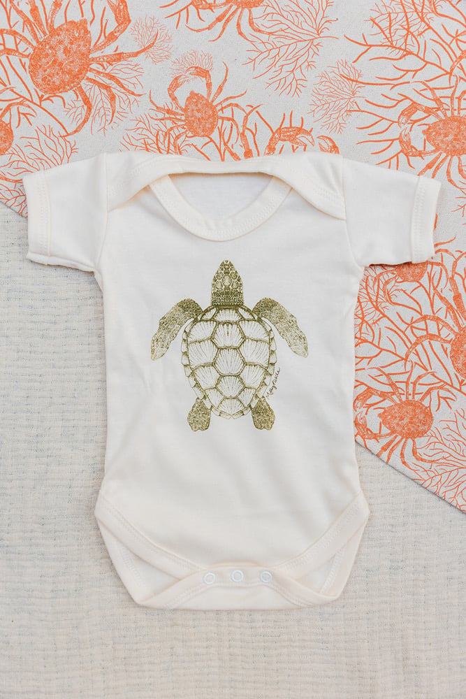 Image of Turtle Baby vest