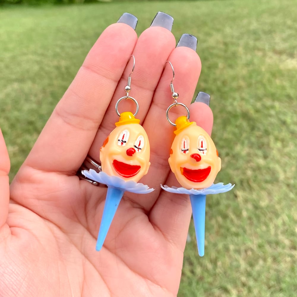 Image of Retro Clown Earrings