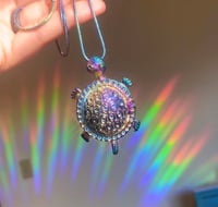 rainbow turtle necklace 