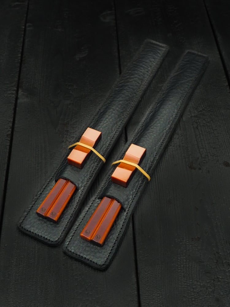 Adonis Paper Micarta Chopsticks | Adonis Forged Arts