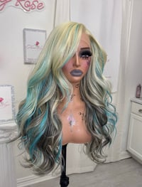 Image 6 of Edgy teal highlights (ready to ship) 