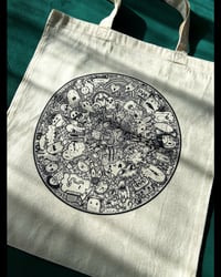 Tote bag Sérigraphié - Doodle World