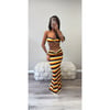 Orange and Brown Star Co Ord 