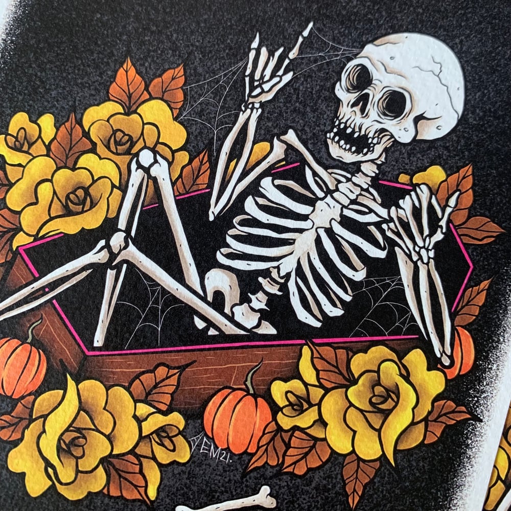 Skeleton at the Feast A5 Print