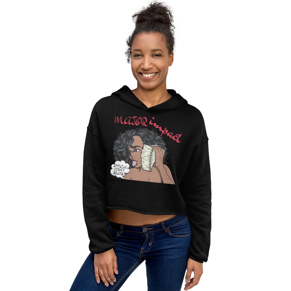 MAJOR IMPACT FEMALE Crop Hoodie