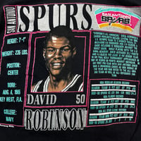 Image 5 of VTG 90s San Antonio Spurs David Robinson Tee Sz L