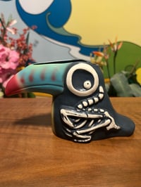 Image 1 of “Twocan” Tiki Cocktail Mug - Keel Bill Blue Glaze •Free Shipping•