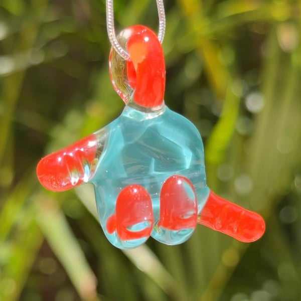 Image of Aqua and Cherry HangLoose Mini
