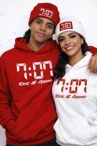 Image 1 of 707 Rise & Grind-Red / White