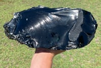 Image 20 of Black Obsidian Statement Piece #2540
