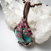 Image 2 of Cherry Blossom Tree of Life Necklace