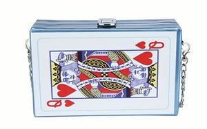 Mini Poker Pattern Crossbody Bag, Square 