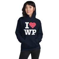 Image 5 of I Love Water Polo Hoodie Dark Colors - Adult