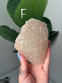 Image 11 of DOUBLE SIDED PINK ICY APOPHYLITE SPECIMENS -INDIA-