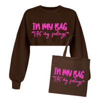 In My Bag Crop Sweatshirt & Tote Bag 💞