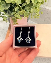 Image 2 of Wish bone earrings