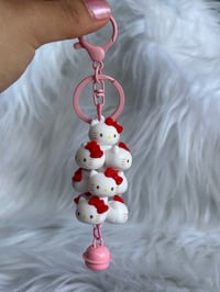 Image 3 of White Keychain