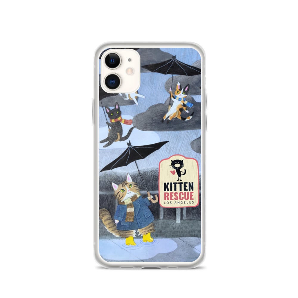 Image of "It's Raining Kittens" iPhone Case