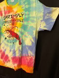 Image 3 of XL Shrimply Irresistible Tie Dye Shirt 2