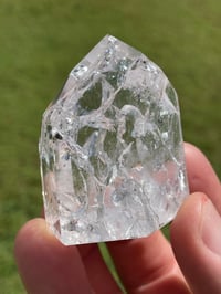Image 1 of Crackle Quartz Crystal Tower #1834