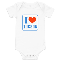 Image 4 of “I ❤️ Tucson” baby short sleeve one piece