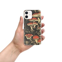 Image 14 of Dark Cottagecore Goth Inspired Vibrant Mushroom Clear Case for iPhone®