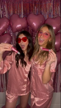 Image 1 of  “Strawberry Frosting” BLINGALISCIOUS Pink Glitter Gloss!