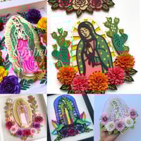 Image 1 of VIRGEN DE GUADALUPE SVG BUNDLE / ARCHIVO DIGITAL 