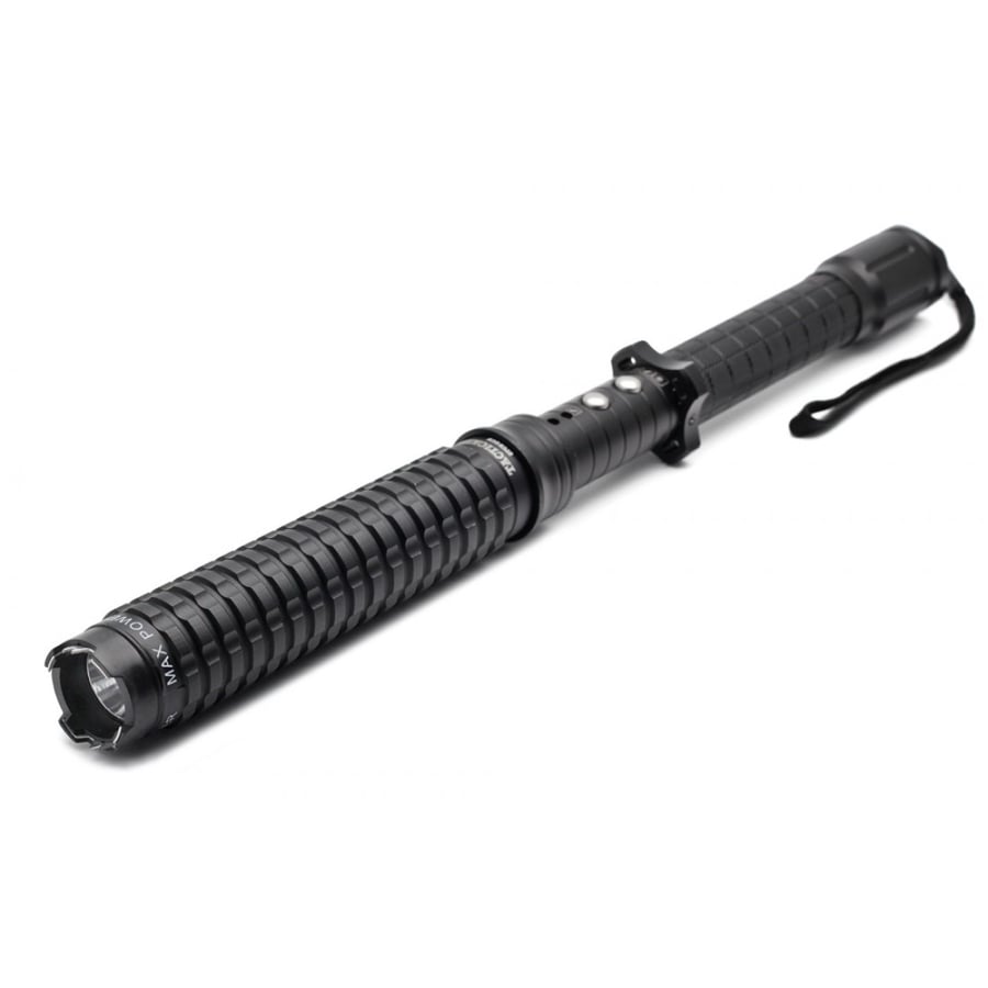 Image of Cheetah Truncheon Extendable Flash Light Stun Gun, Black 