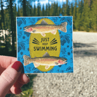 Just Keep Swimming Sticker