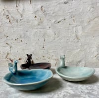 Image 2 of Animal Dish - Blue Peacock 