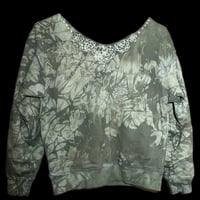 Image 2 of SMALL Slouchy Sweatshirt green