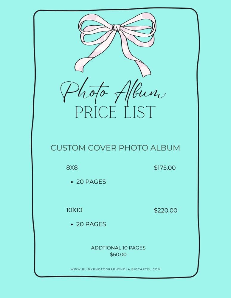 Image of Custom portrait album 