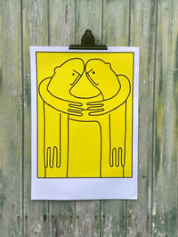 Image 1 of HUG YOUR FRIENDS (yellow) 