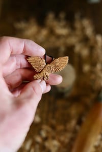 Image 8 of Hunting Owl Pendant Necklace 