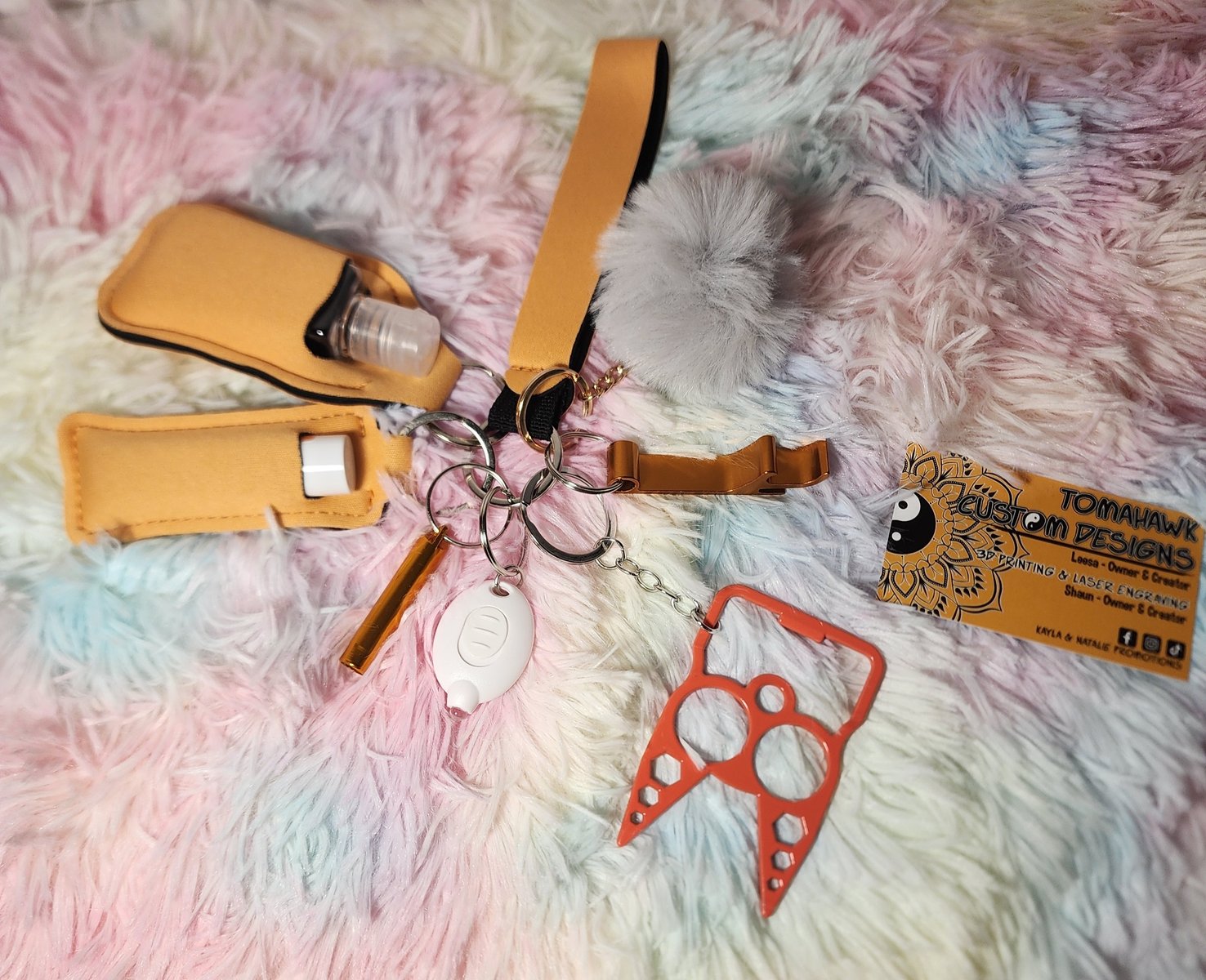 Safety keychains | Tomahawk Custom Designs