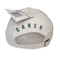 Image 4 of Vintage Twins Enterprise Miami Hurricanes Hat Cap Mens Adjustable White NCAA