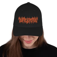 Image 4 of Orange Logo Flexfit hat