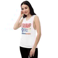 Image 5 of Trump Vance 24 Stars and Stripes Ladies’ Muscle Tank