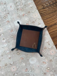 Image 4 of Leather Valet Tray Catch All