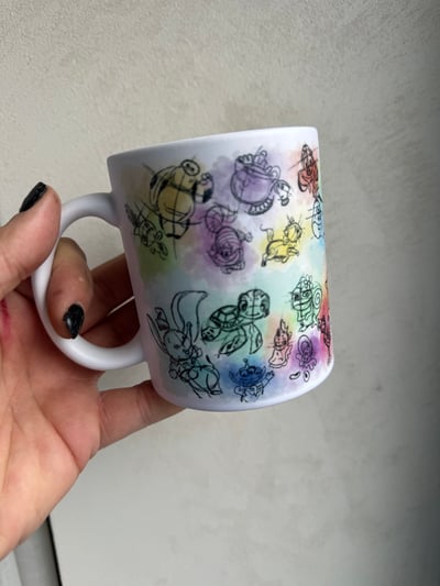 Image of tazza Disney sketch 