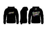 LocalHoops Graffiti Fleece Hoodie - Black/Multi