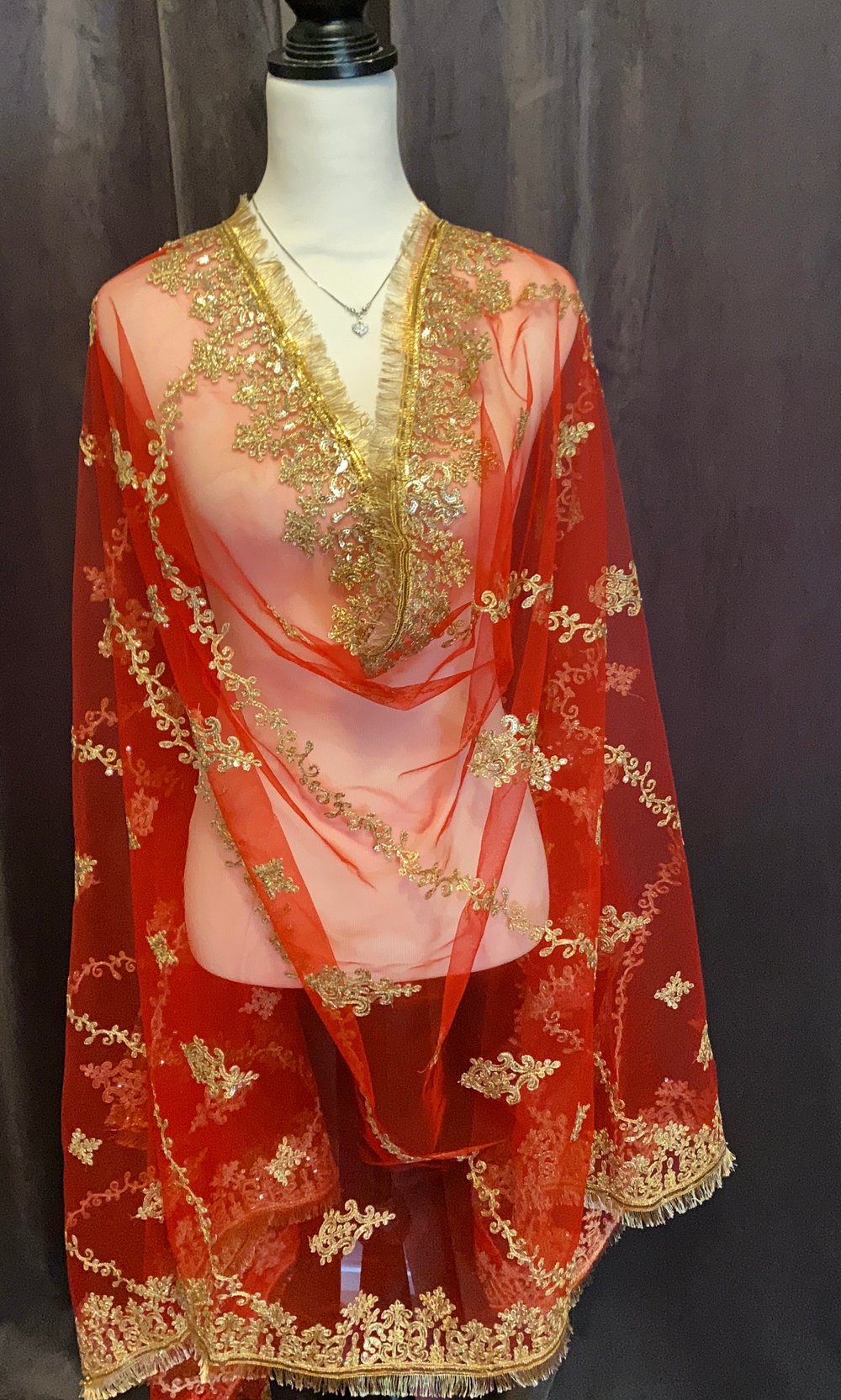 Net duppata red 