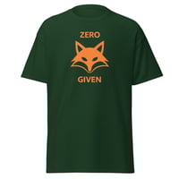 Image 5 of Unisex classic tee,  Zero Fox Given T-Shirt | Funny Fox Humor Graphic Tee